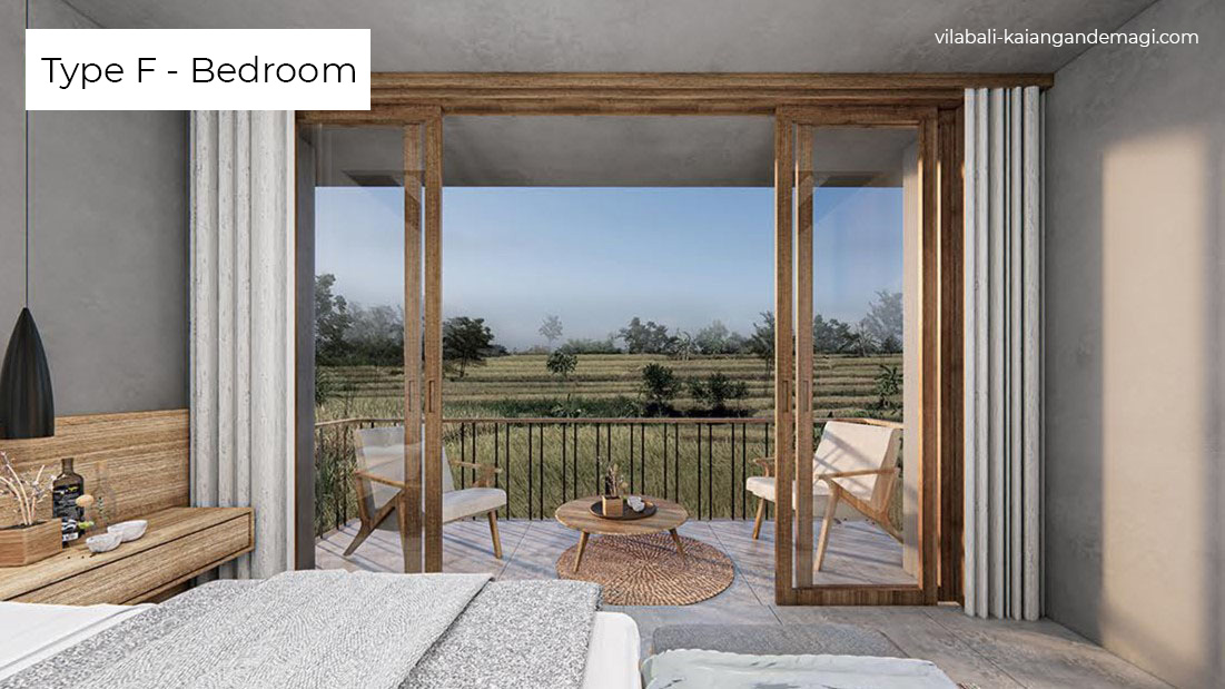 Tampak Interior Villa Kaiangan de Magi Tipe F, Villa di Cemagi, Villa di Canggu